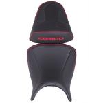 Selle confort Bagster Ready Luxe Noir Liseré Rouge