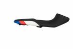 Selle confort Touratech Red blue Fresh Touch chauff&eacute;e - Basse