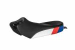 Selle confort Touratech Red blue Fresh Touch chauff&eacute;e - Standard