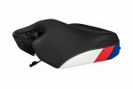 Selle confort Touratech Red blue Fresh Touch chauff&eacute;e - XL