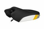 Selle confort Touratech Yellow grey Fresh Touch chauff&eacute;e - Haute
