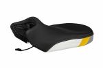 Selle confort Touratech Yellow grey Fresh Touch chauff&eacute;e - Standard