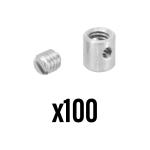 Serre-c&acirc;ble ALGI GAZ DIAM 5,5 mm - LONG 6 mm - DKV BOITE 100 00428000 - 100