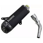 Silencieux Akrapovic Inox noir / Carbone