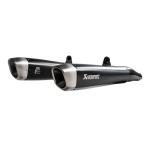 Silencieux Akrapovic Titane noir embout inox