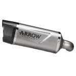 Silencieux Arrow INDY RACE EVO COURT EMBOUT CARBONE