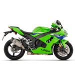 Silencieux Arrow Pista alu noir embout Carbonne