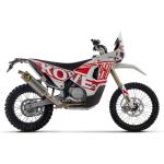 Silencieux Arrow indy race Titane embout inox