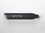 Silencieux Miller Exhaust Noir &Oslash;38mm