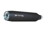 Silencieux Miller Exhaust Noir &Oslash;45mm