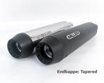 Silencieux Miller Exhaust Poli Embout Conique Noir
