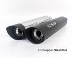 Silencieux Miller Exhaust Poli Embout SlashCut Noir &Oslash;38mm