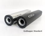 Silencieux Miller Exhaust Poli Embout Standard Noir