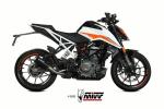 Silencieux Mivv MK3 acier inoxydable noir