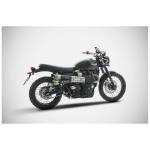 Silencieux Zard DOUBLE INOX - embout inox pare chaleur noir