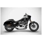 Silencieux Zard INOX 2 EN 1 - embout aluminium noir