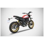 Silencieux Zard bas inox Zuma - embout inox noir