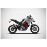 Silencieux Zard inox racing enveloppe embout titane - embout carbone