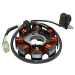 Stator d'allumage P2R STATOR ALLUMAGE SCOOT ADAPTABLE KYMCO 50 BET WIN, SUPER 9, TOP BOY, VITALITY DINK, PEOPLE (8 POLES) -P2R-