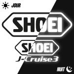 Sticker Shoei J-Cruise 3 R&eacute;tro-r&eacute;fl&eacute;chissant