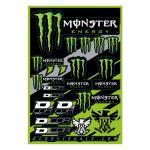 Stickers D'cor Planche Monster Energy