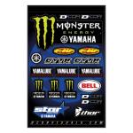 Stickers D'cor Planche Monster Yamaha Star Racing