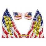 Stickers Pro Circuit TI6 STARSANDSTRIPES