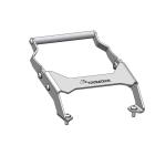 Support GPS Touratech sur cockpit &agrave; hauteur ajustable - Argent