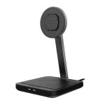 Support Smartphone Quad Lock Maison/Bureau - Double chargeur &agrave; induction MAG