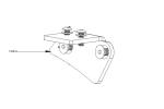 Support de fixation gauche Top Block pour kit RLS25