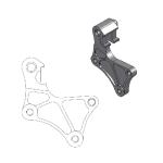 Support disque de frein Moto Master Support Offroad MM SM Street Yamaha TT600R