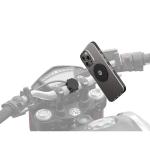 Support guidon smartphone moto avec plaque m&eacute;tal SHAPEHEART