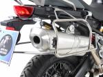 Support valises Hepco & Becker Cutout - argent/Acier inoxydable