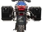 Support valises Hepco & Becker Cutout - noir/Acier inoxydable