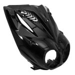 Tablier de car&eacute;nage avant P2R CARENAGE-TABLIER AV SCOOT ADAPTABLE MBK 50 STUNT-YAMAHA 50 SLIDER NOIR BRILLANT (PARTIE OPTIQUE) -P2R-