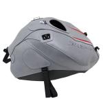 Tapis de r&eacute;servoir Bagster ACIER/DECO ARGENT/ROUGE