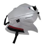 Tapis de r&eacute;servoir Bagster ARGENT/DECO NOIR/ROUGE FONCE