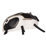 Tapis de r&eacute;servoir Bagster BLANC/DECO NOIR/LISERE OR