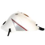 Tapis de r&eacute;servoir Bagster Blanc/D&eacute;co Argent et Rouge fonc&eacute;