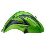 Tapis de réservoir Bagster Master Series Vert Nacré/Déco Noire Brillante