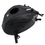 Tapis de r&eacute;servoir Bagster Noir/Noir mat grain&eacute;/D&eacute;co acier