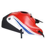 Tapis de r&eacute;servoir Bagster ROUGE/D&Eacute;CO BLANCHE/POINTES BALTIQUES/GRIS ARGENT