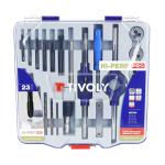 Tarauds et fili&egrave;res Tivoly TOURNE A GAUCHE PORTE DIAM 25,4 mm FORETS HSS ACCESSOIRE COFFRET
