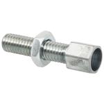 Tendeur de c&acirc;ble ALGI VIS CREUSE DIAM M6 - LONG 24mm - ALESAGE 6,8mm - PERCAGE 3 ACIER BLISTE 25