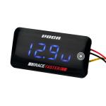 Thermom&egrave;tre Voca Racing DIGITAL VOLTMETRE RACE FASTER SLIM TOUCH LE CIRCUIT LIQUIDE 0 - 120 C ECLAIRAGE LED BLEU