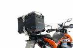 Top case GPR Tech ALPI-TECH Alu - Complet avec support - 185 litres - noir