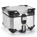 Top case Givi TREKKER OUTBACK EVO SMART 42 Litres (SANS BARILLET) - Anodisé