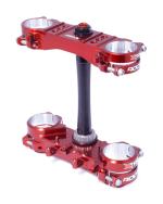 Tés de fourche Xtrig ROCS Pro Supermotard Offset Ø14-16mm rouge