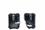 Valise GPR Tech Alu noir - la paire 38/32 L - Support inclus
