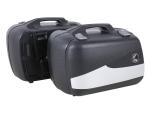 Valise Hepco & Becker Junior Flash argent 40 (la paire) - noir